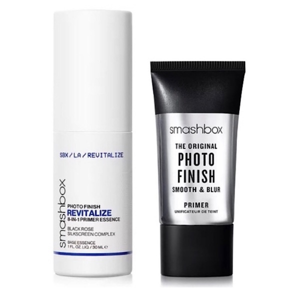 Smashbox Pre-Game Mini Primer Partners Set - Mini Photo Finish Primer & Essence - Picture 1 of 11